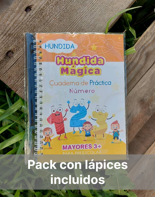 Cuaderno caligrafía Hundida Mágica