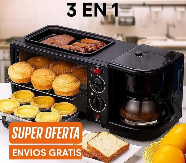 Horno Electrico 3 En 1